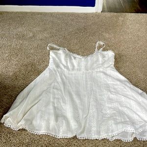 Last days off Summer dress! Lulu’s cream eyelet dress